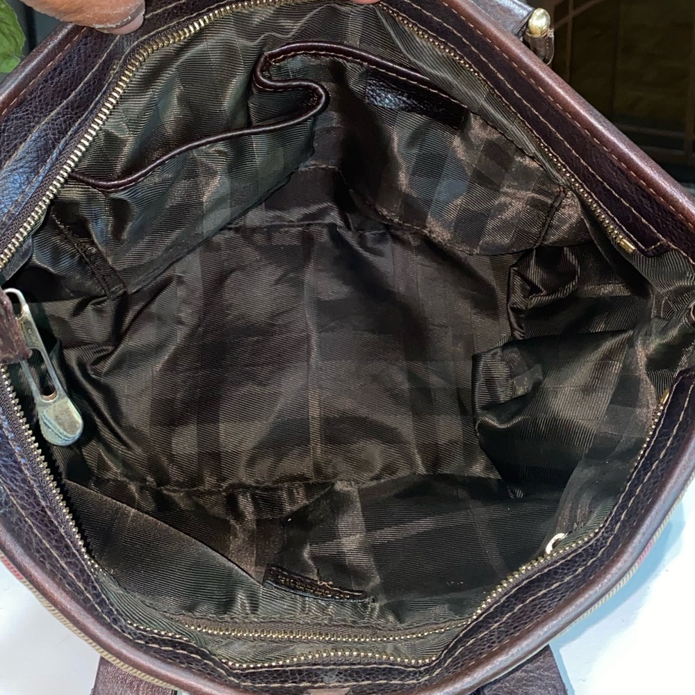 Burberry Beige and Brown Plaid Shoulder Bag - Picture 15 of 16
